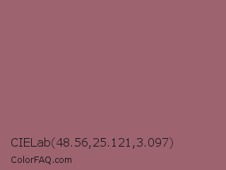 CIELab 48.56,25.121,3.097 Color Image