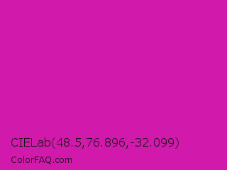 CIELab 48.5,76.896,-32.099 Color Image