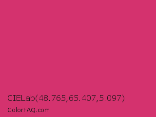 CIELab 48.765,65.407,5.097 Color Image