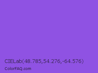 CIELab 48.785,54.276,-64.576 Color Image