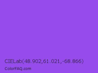 CIELab 48.902,61.021,-68.866 Color Image