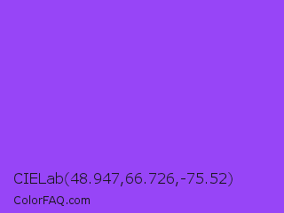 CIELab 48.947,66.726,-75.52 Color Image