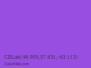 CIELab 48.959,57.631,-63.113 Color Image