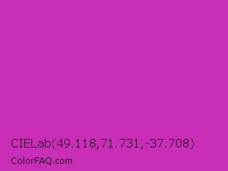 CIELab 49.118,71.731,-37.708 Color Image