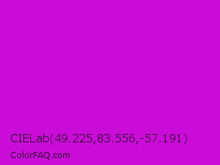 CIELab 49.225,83.556,-57.191 Color Image