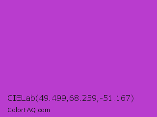 CIELab 49.499,68.259,-51.167 Color Image