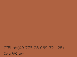 CIELab 49.775,28.069,32.128 Color Image