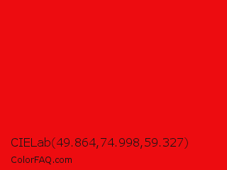 CIELab 49.864,74.998,59.327 Color Image