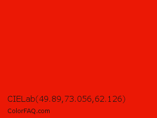 CIELab 49.89,73.056,62.126 Color Image