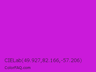 CIELab 49.927,82.166,-57.206 Color Image