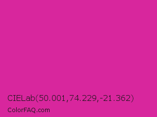 CIELab 50.001,74.229,-21.362 Color Image