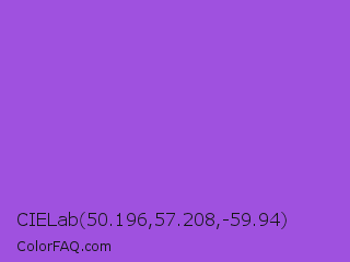 CIELab 50.196,57.208,-59.94 Color Image