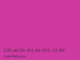 CIELab 50.401,66.934,-23.86 Color Image