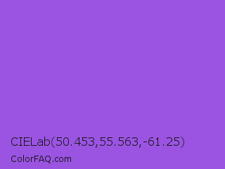 CIELab 50.453,55.563,-61.25 Color Image