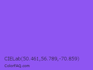 CIELab 50.461,56.789,-70.859 Color Image