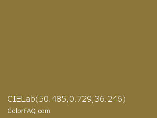 CIELab 50.485,0.729,36.246 Color Image