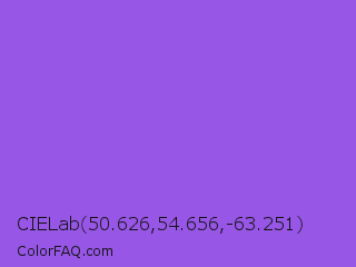 CIELab 50.626,54.656,-63.251 Color Image