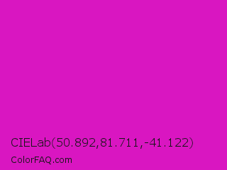 CIELab 50.892,81.711,-41.122 Color Image