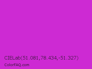 CIELab 51.081,78.434,-51.327 Color Image