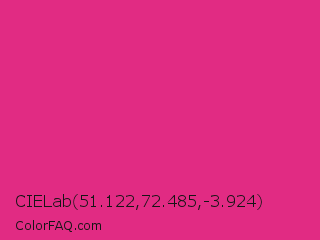 CIELab 51.122,72.485,-3.924 Color Image