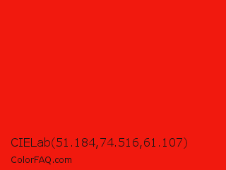 CIELab 51.184,74.516,61.107 Color Image