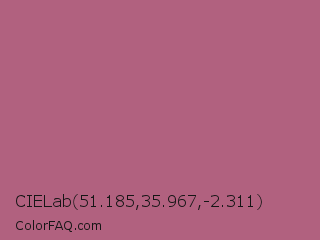 CIELab 51.185,35.967,-2.311 Color Image