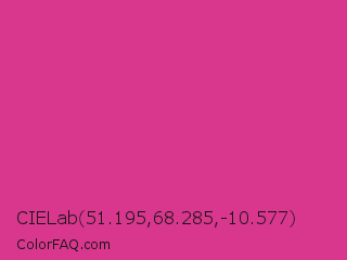 CIELab 51.195,68.285,-10.577 Color Image