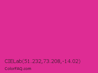 CIELab 51.232,73.208,-14.02 Color Image