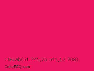 CIELab 51.245,76.511,17.208 Color Image