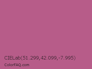CIELab 51.299,42.099,-7.995 Color Image