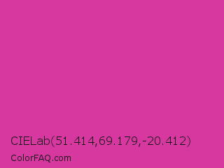 CIELab 51.414,69.179,-20.412 Color Image