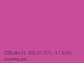 CIELab 51.432,57.071,-17.642 Color Image