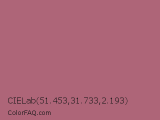 CIELab 51.453,31.733,2.193 Color Image
