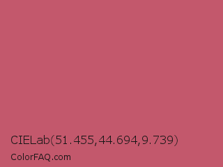 CIELab 51.455,44.694,9.739 Color Image