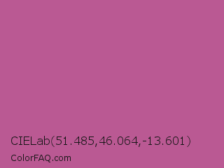 CIELab 51.485,46.064,-13.601 Color Image