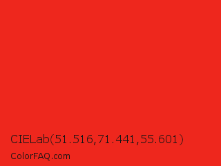 CIELab 51.516,71.441,55.601 Color Image
