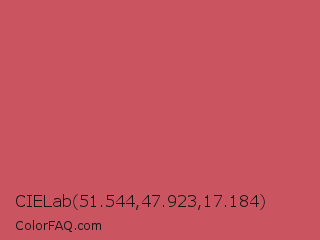 CIELab 51.544,47.923,17.184 Color Image