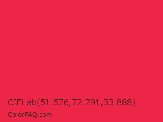 CIELab 51.576,72.791,33.888 Color Image