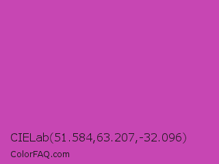 CIELab 51.584,63.207,-32.096 Color Image