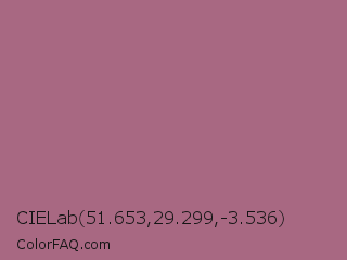 CIELab 51.653,29.299,-3.536 Color Image