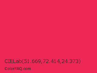 CIELab 51.669,72.414,24.373 Color Image