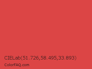 CIELab 51.726,58.495,33.893 Color Image