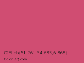 CIELab 51.761,54.685,6.868 Color Image