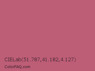 CIELab 51.787,41.182,4.127 Color Image