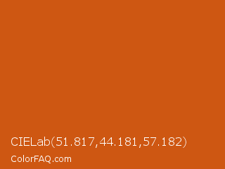 CIELab 51.817,44.181,57.182 Color Image