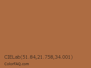 CIELab 51.84,21.758,34.001 Color Image