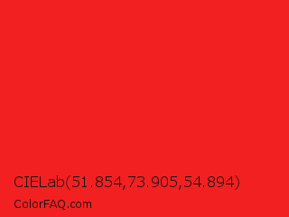 CIELab 51.854,73.905,54.894 Color Image