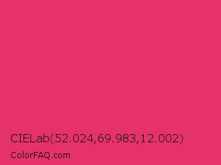 CIELab 52.024,69.983,12.002 Color Image