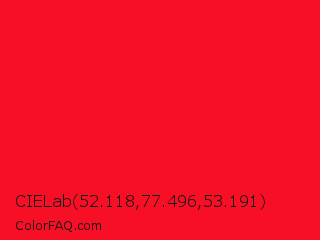 CIELab 52.118,77.496,53.191 Color Image
