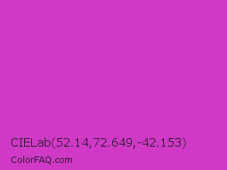 CIELab 52.14,72.649,-42.153 Color Image